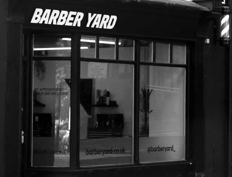 shop front Barber Yard
